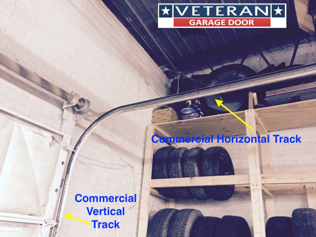 commercial garage door track