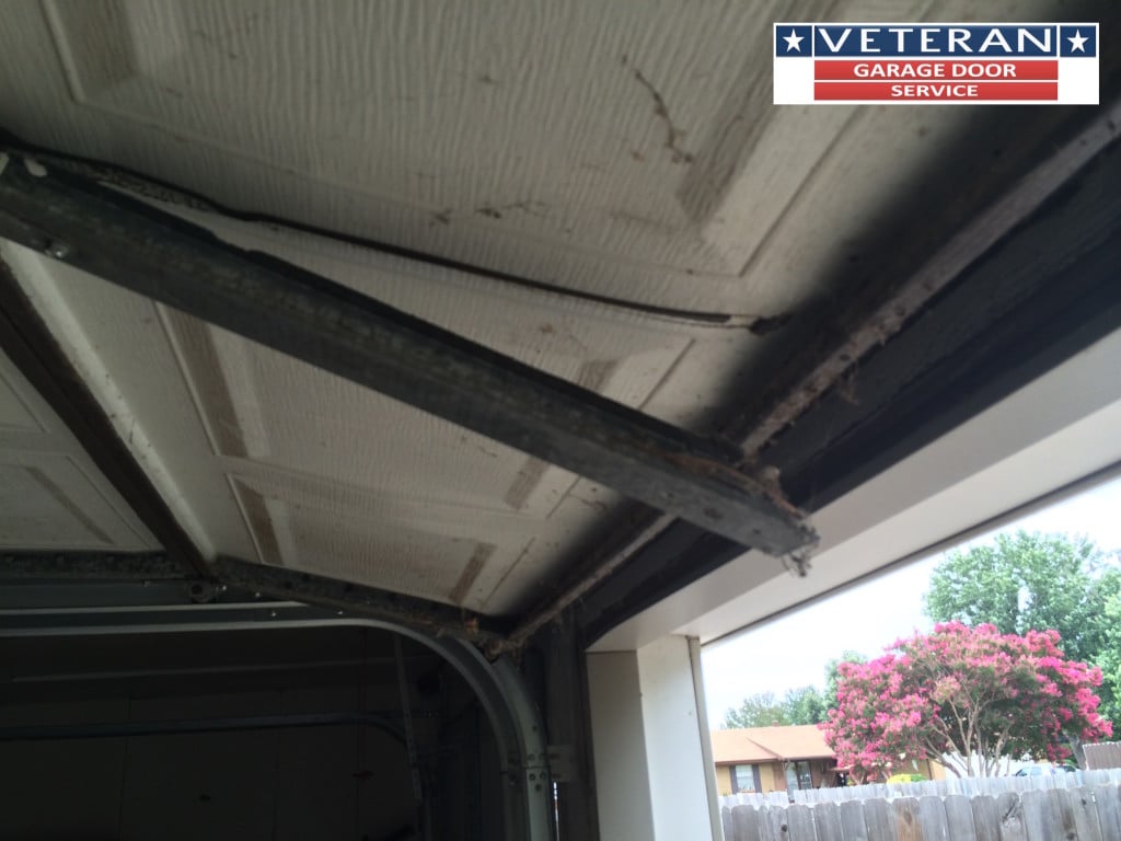 Metal Piece Broke On Garage Door Section Can I Fix It Metal Piece Broke On Garage Door Section Can I Fix It