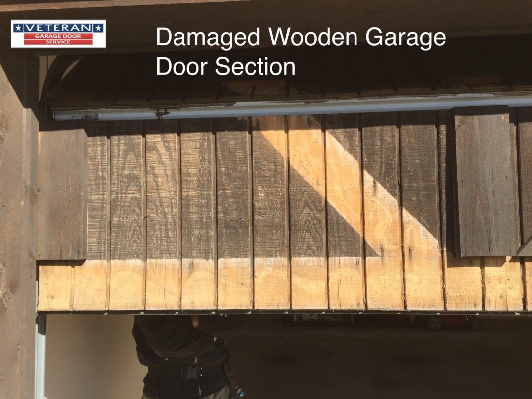 How to fix my garage door? Is it possible to fix a split/dent on my garage door or should I