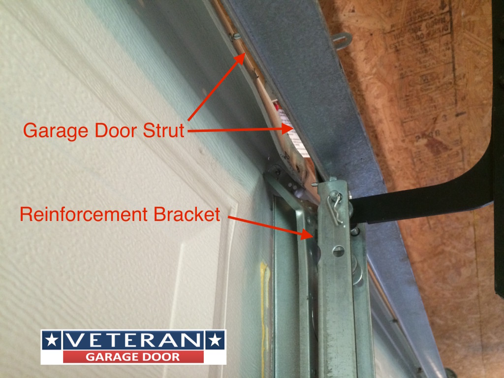 Modern Garage door opener bracket pulled off door  garage door replacement