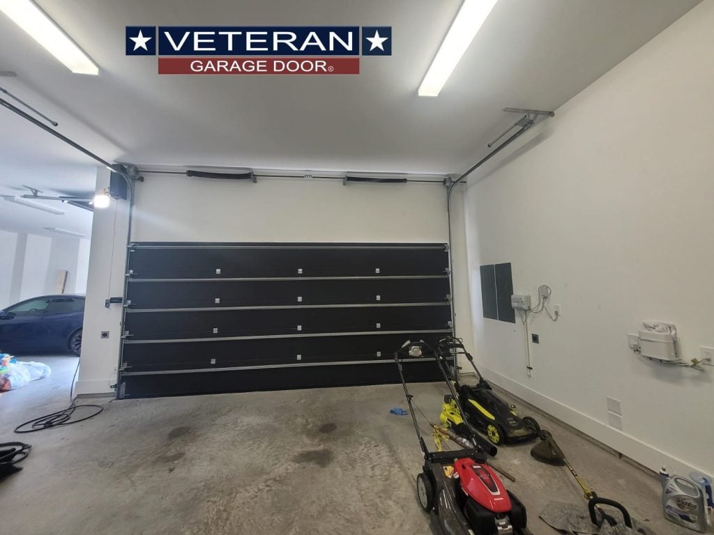 high lift garage door installation