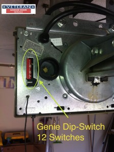 chamberlain keypad genie dip switch programming