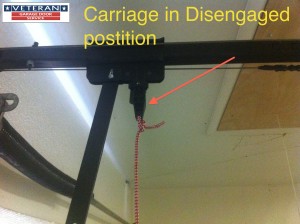 liftmaster-carriage-disengaged-position