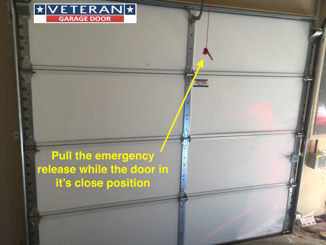 Creatice Garage Door Emergency Pull Cord 
