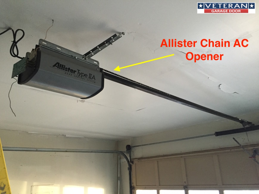 What are the differences between an AC garage door opener and a DC