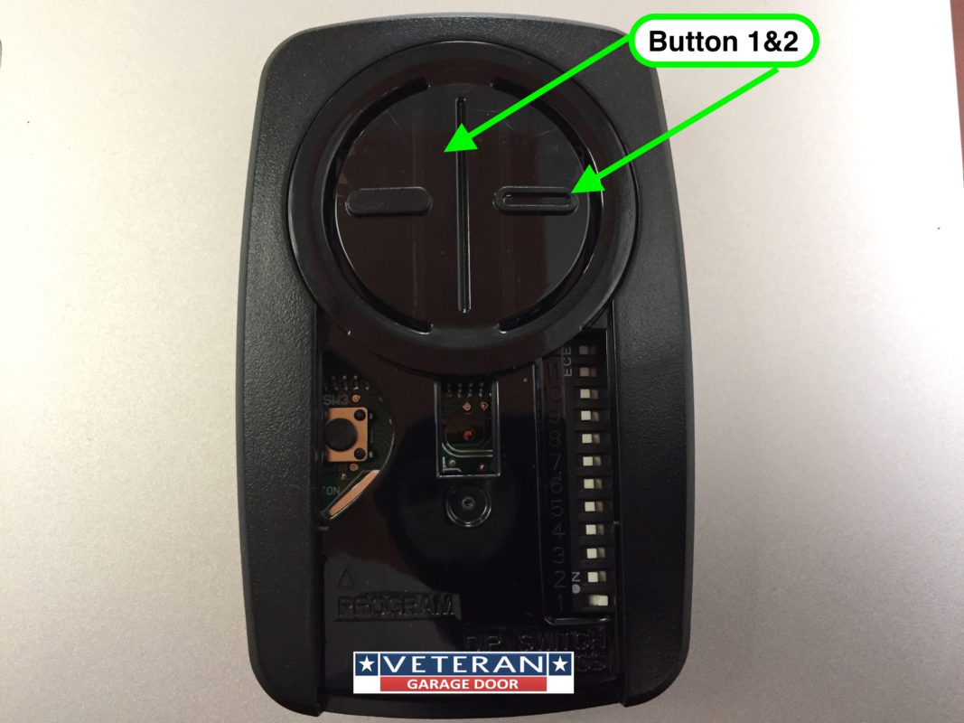 program clicker keypad on chamberlain opener