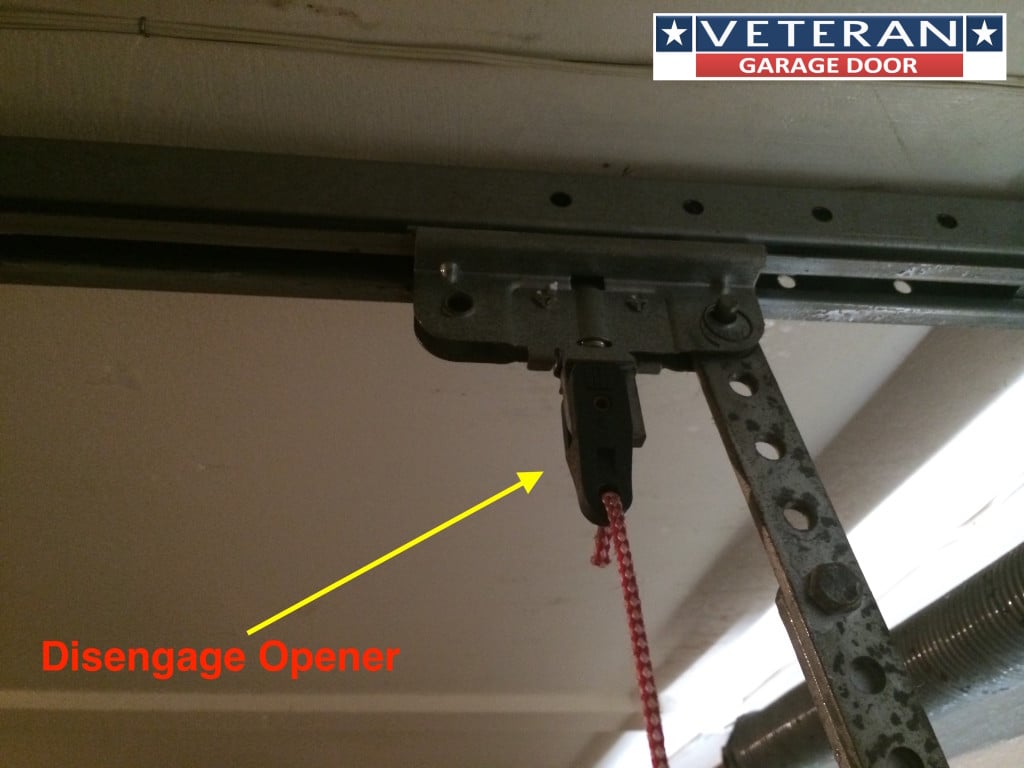 not engage garage door opener