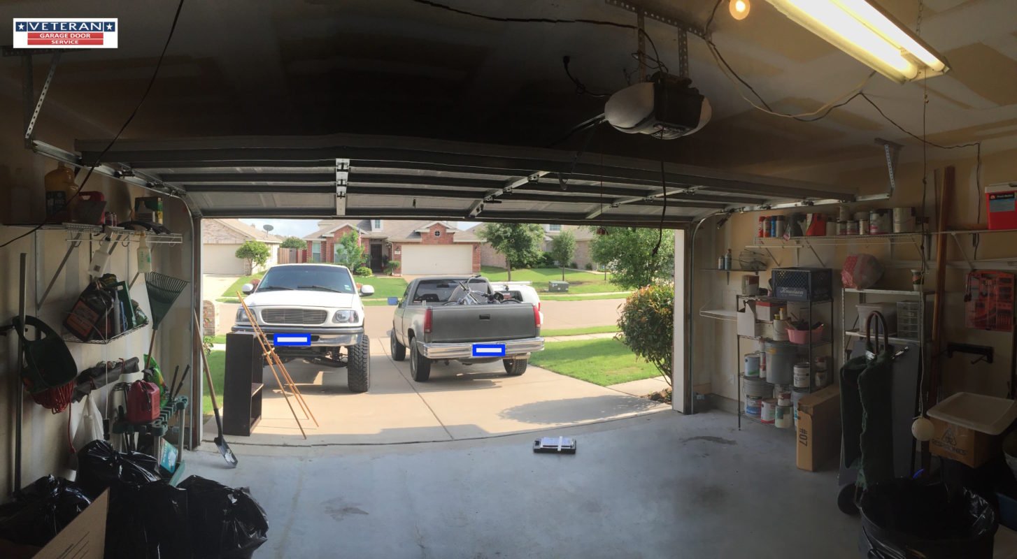 garage door open dallas