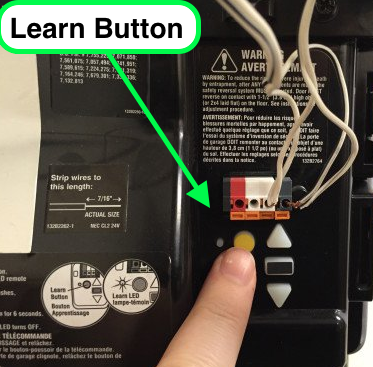 How To Program Vehicle Homelink To Garage Door Opener