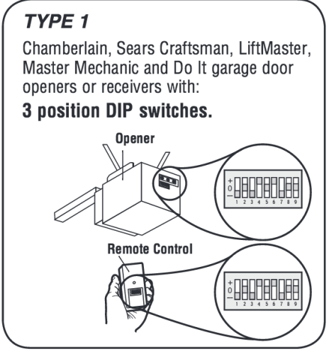 program liftmaster keypad remote