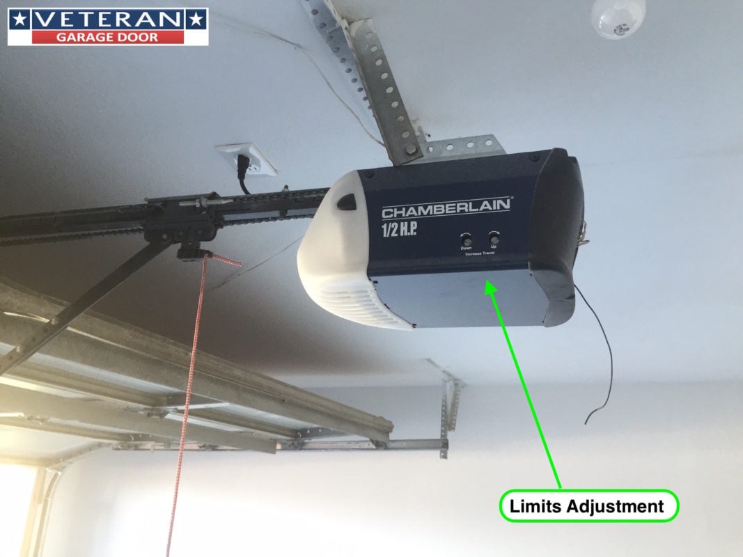 Chamberlain/Liftmaster Travel Limit and Force Adjustment