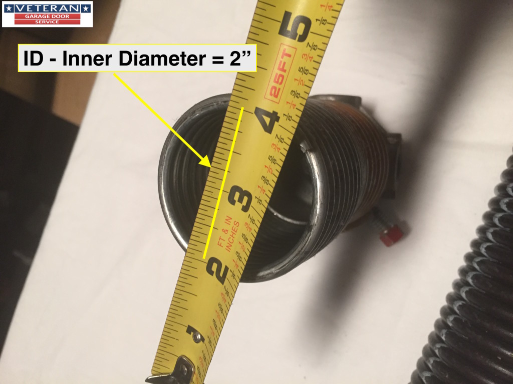 How can I measure the size of my Garage torsion springs?