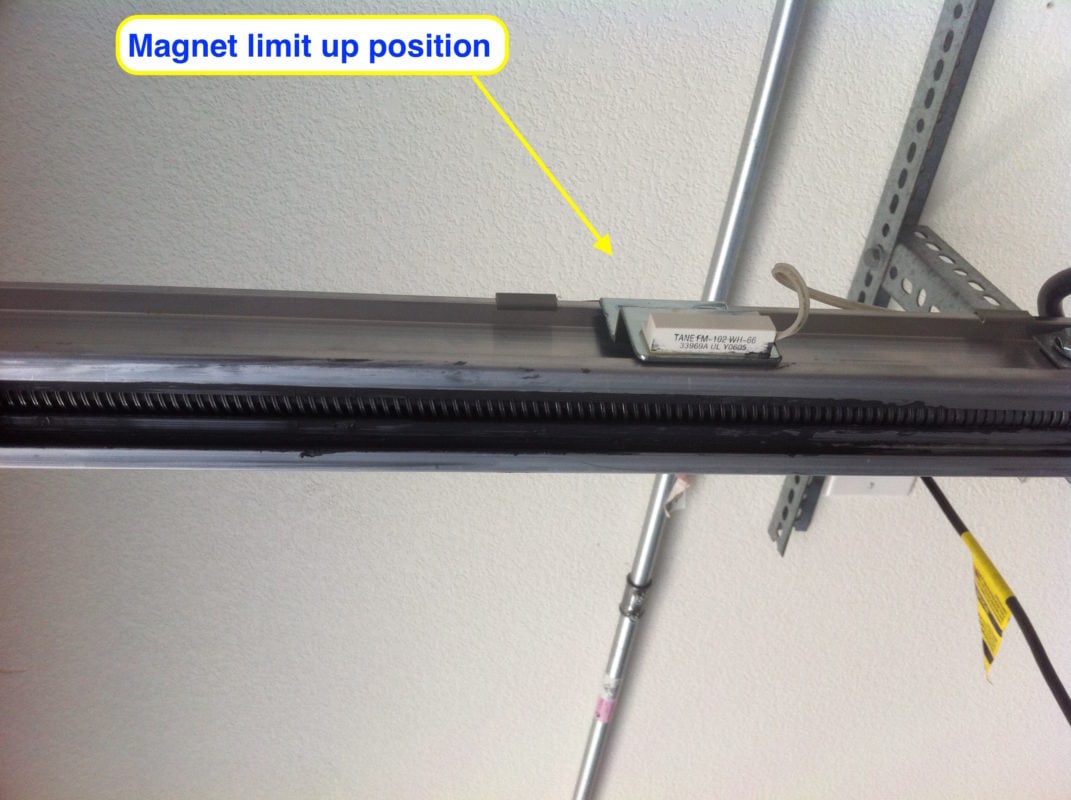 Programming & setting Genie garage opener limit