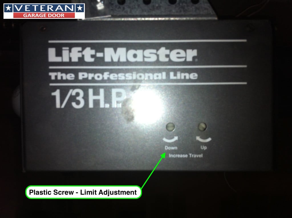 Chamberlain/Liftmaster Travel Limit and Force Adjustment