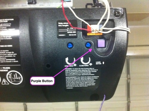 Purple Button universal remote program