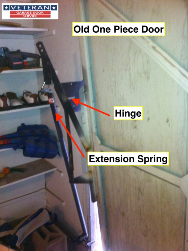 One Piece Garage Door Hardware Kit Sectional Garage Door E900 Extension Tension Spring