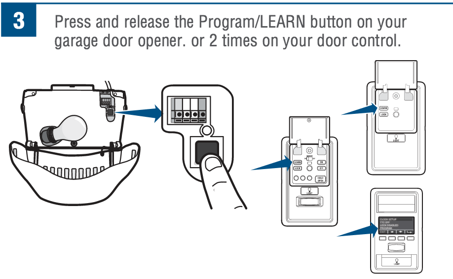 How to program Chamberlain universal mini remote control?