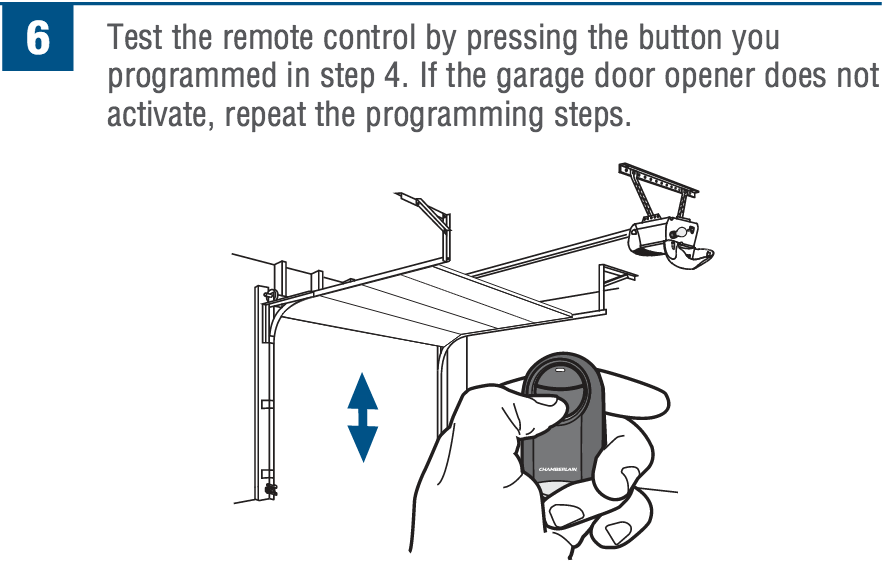 How to program Chamberlain universal mini remote control?