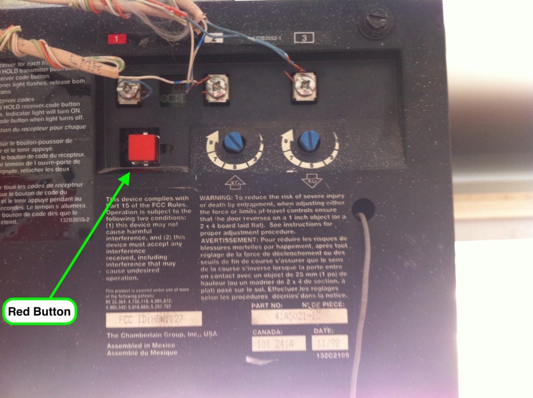 chamberlain clicker keypad programming