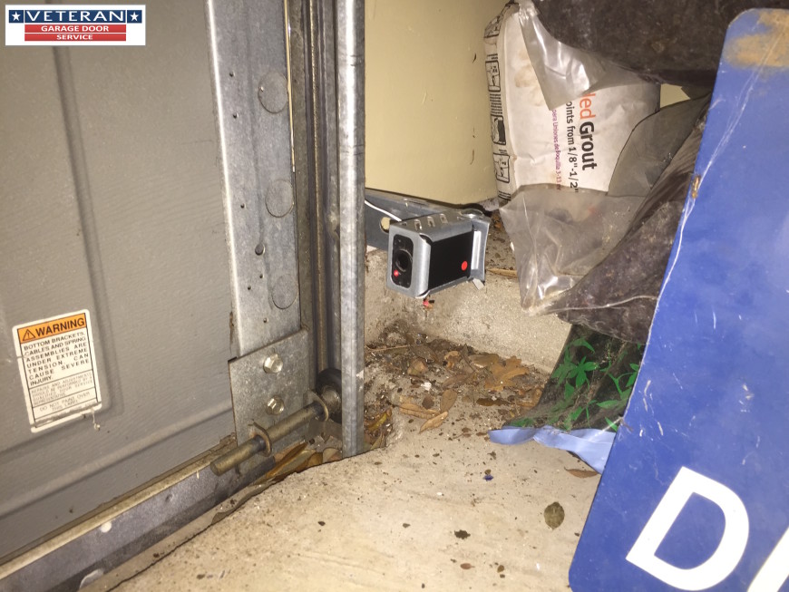 How High Should Garage Door Safety Eyes Be Mounted?