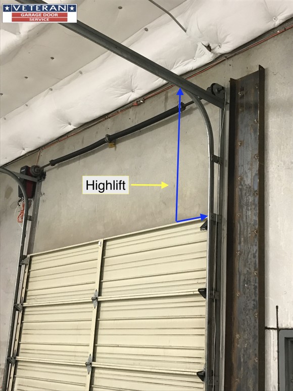 Can I convert a standard garage door to a high lift?