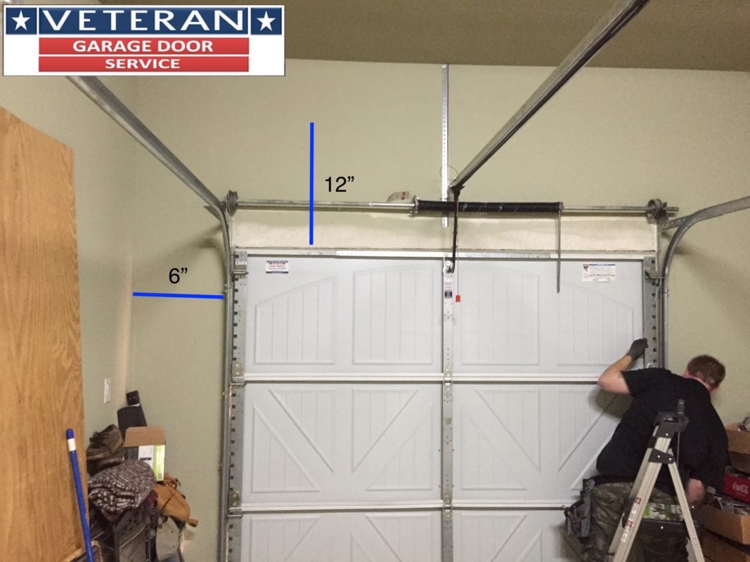 When building a new garage what size opening is needed for a 16x7