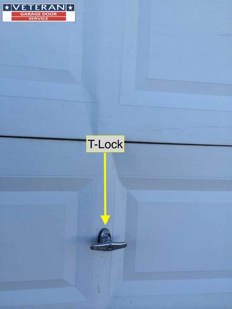 How can I secure my garage door against burglars