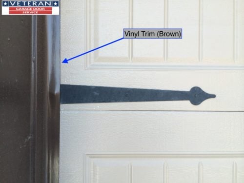 Vinyl Trim Around My Garage Door, How To Replace Seal Around Garage Door Opener