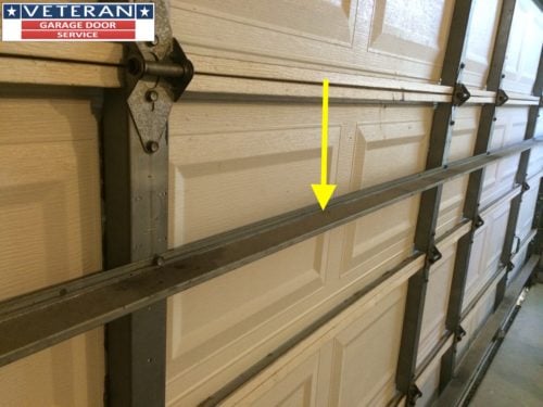 Strut Or Replace My Garage Door Section, Garage Door Brace