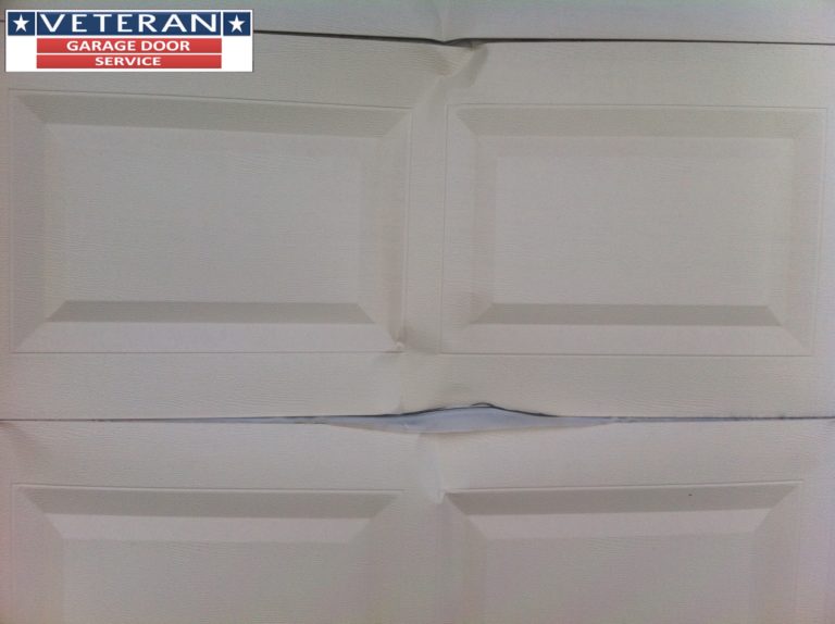 Can I repair a hole in my garage door