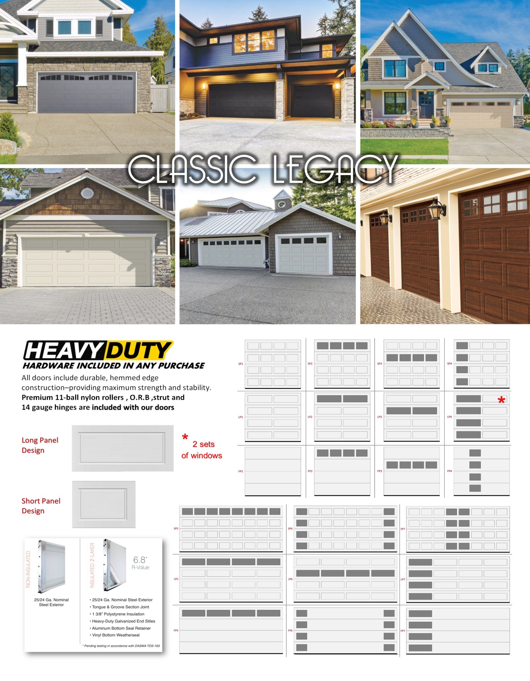 Classic Collection Garage Doors 25 And 24 Gauge 5 100 7 Votes