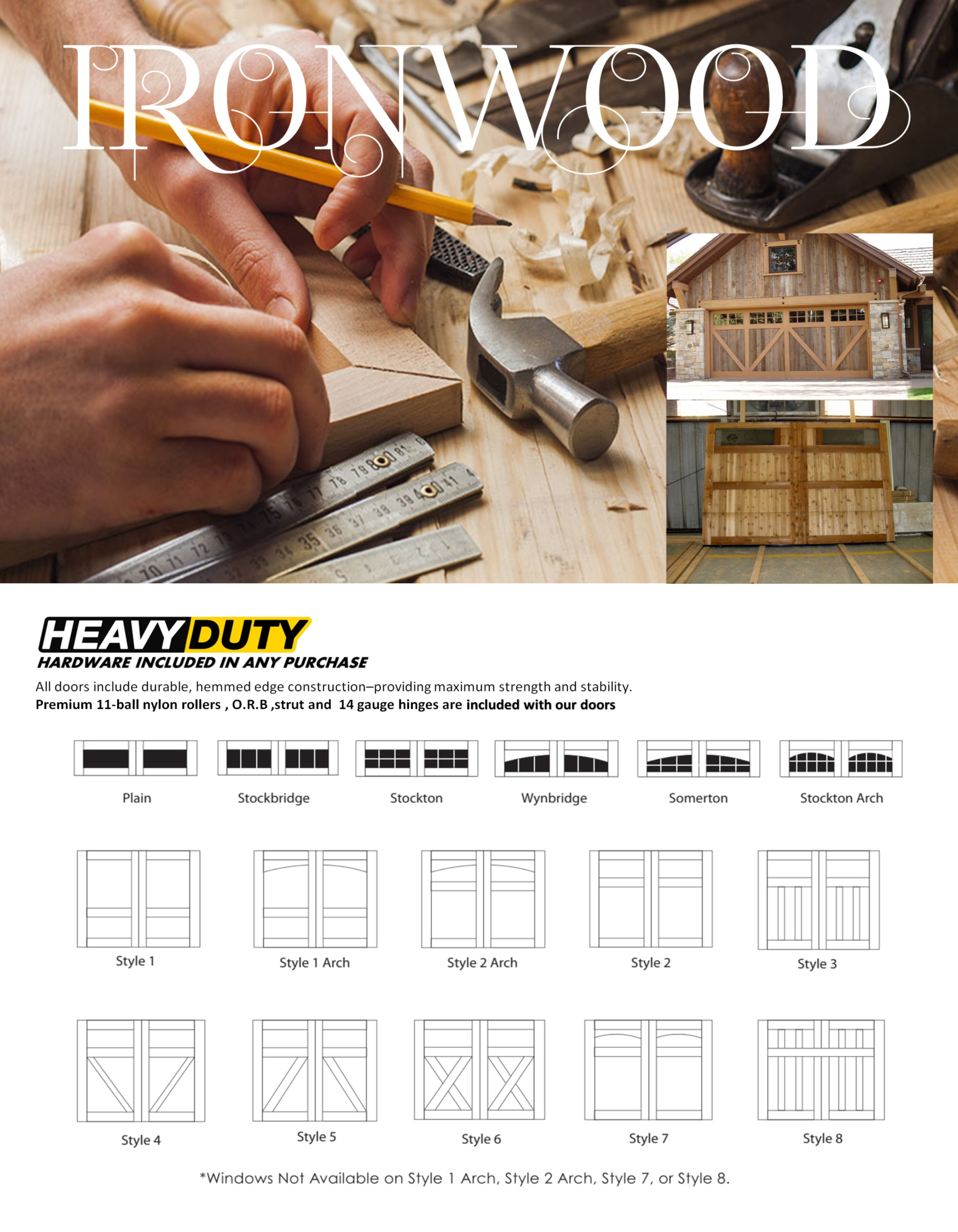 Wood Garage Doors By Veteran Door 5 100 2 Votes