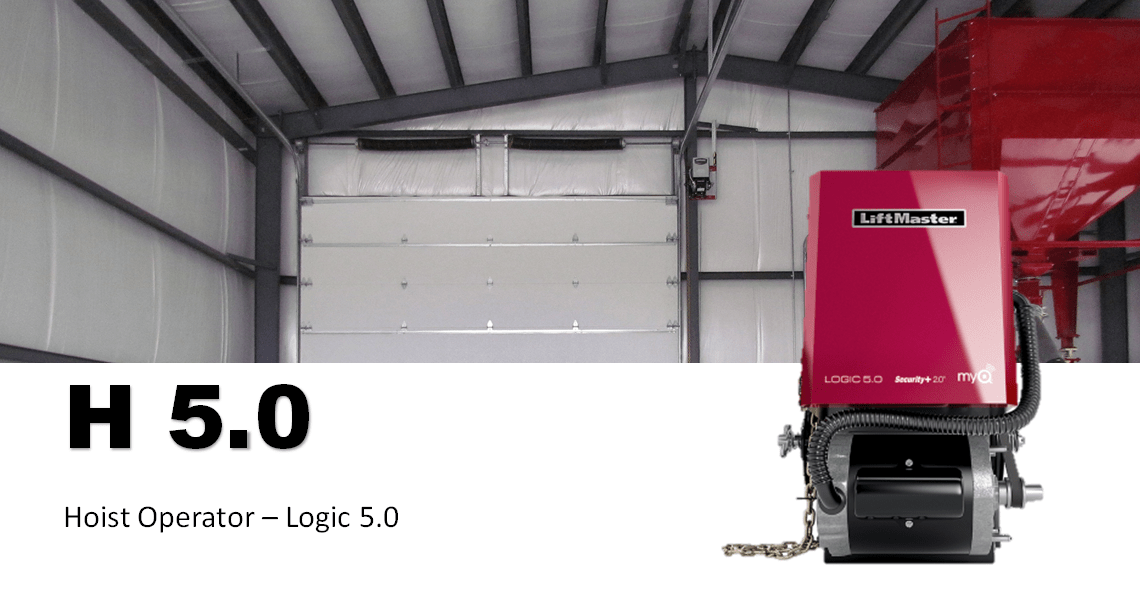 H5.0 Liftmaster Veteran garage door commercial installation