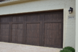iron wood veteran garage door two car