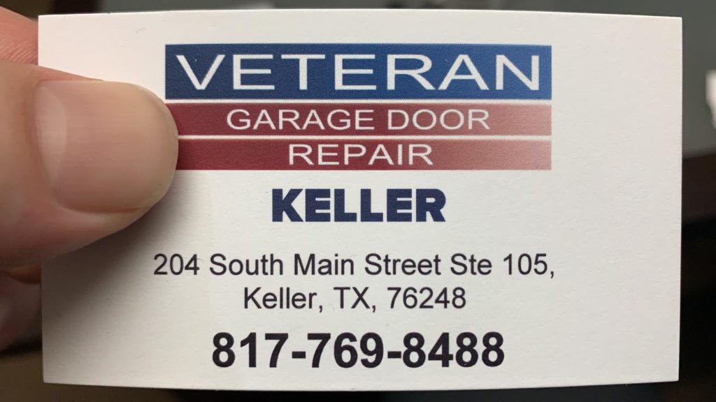 Veteran Garage Door Repair of Keller No Drive Up Fee 8177698488