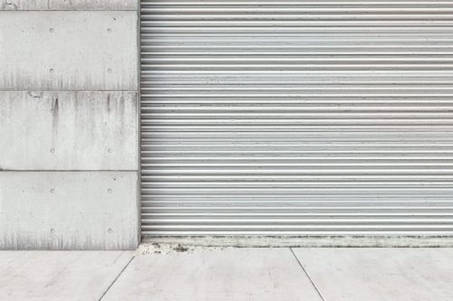 Modern garage door not using keypads