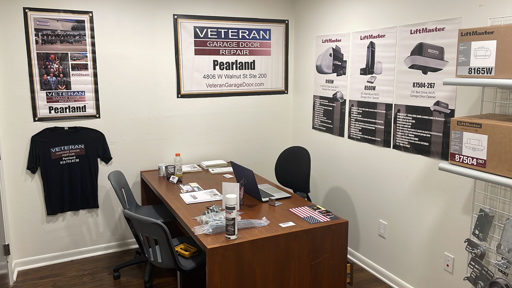 Veteran Garage Door Repair in Pearland, Texas No Trip Charge 832