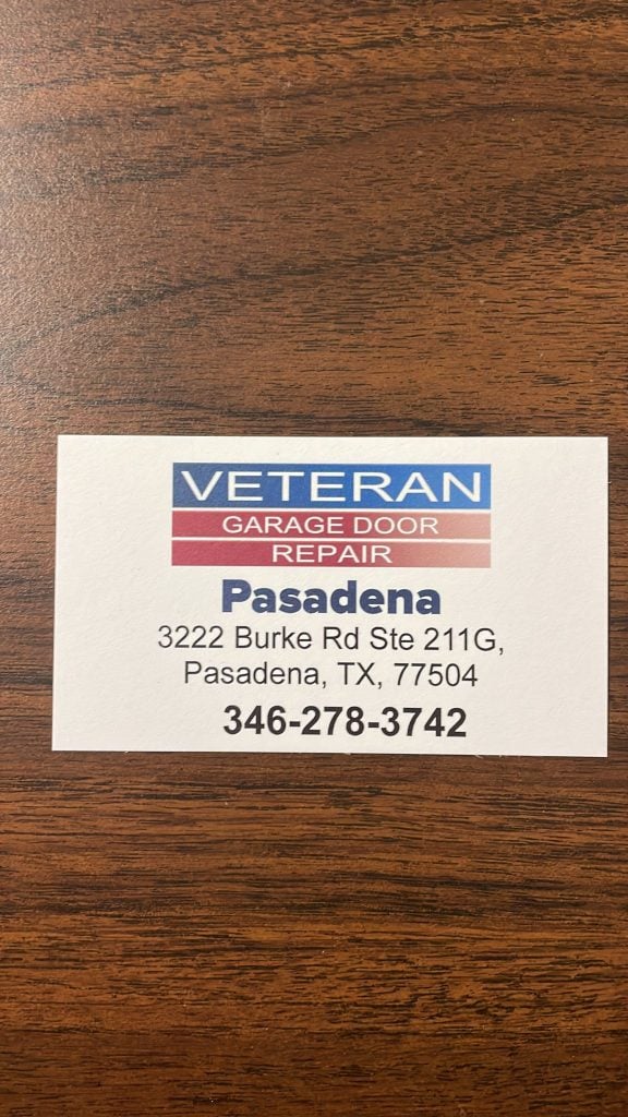 Pasadena Garage Door Repair - Veteran Garage Door