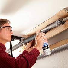 Lubricating garage door min