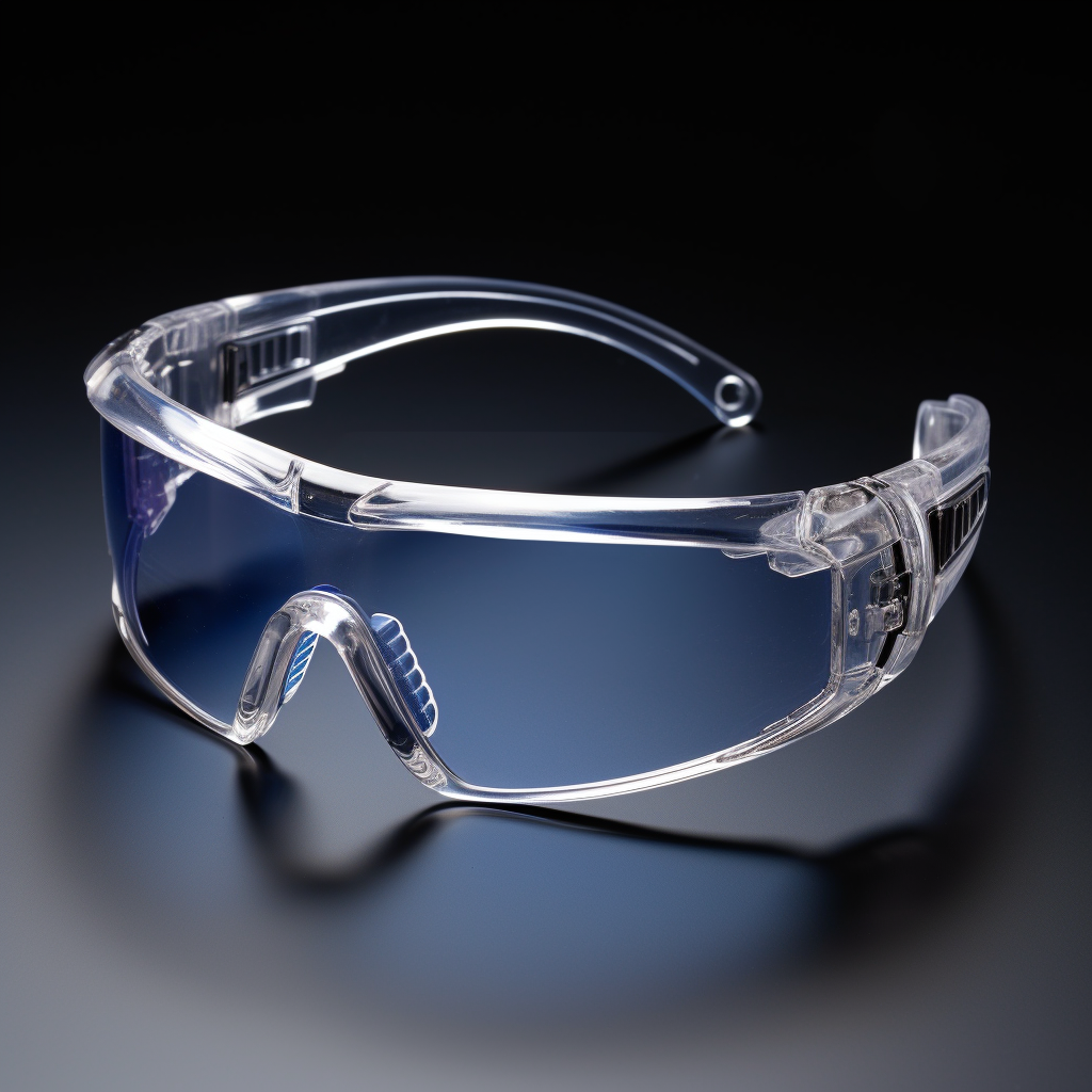 clear safety glasses, designed to protect the eyes from flying debris