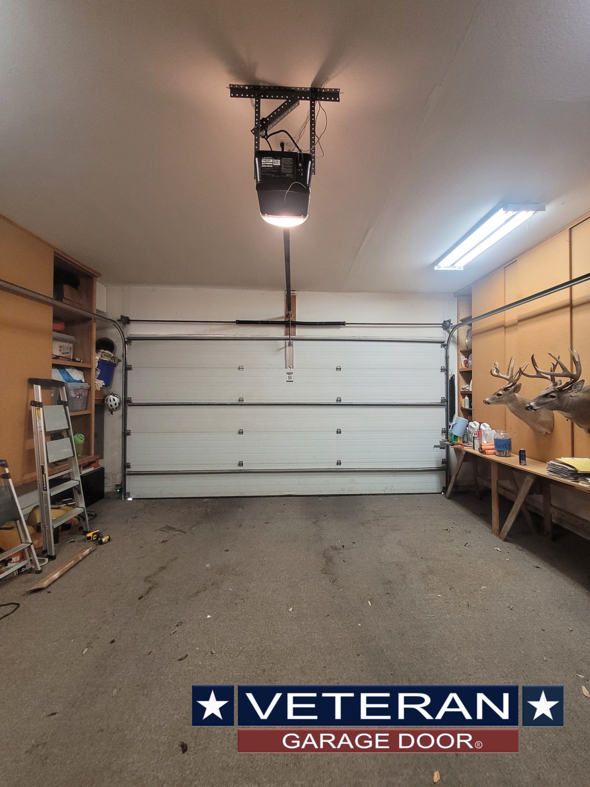veterangaragedoor.com forney TX new opener install