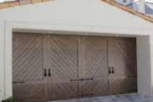 Wooden French Garage Door