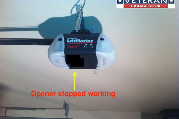 garage door opener stopped working